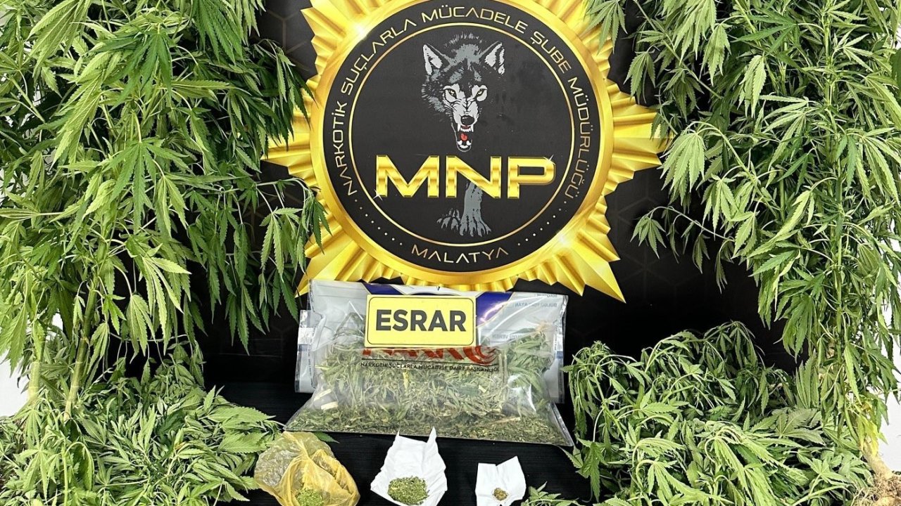 Malatya’da uyuşturucu operasyonu