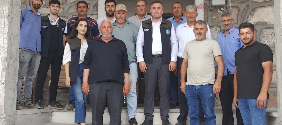 Ziraat Odası Başkanı Özcan Müçük, Sorunları Yerinde Dinliyor