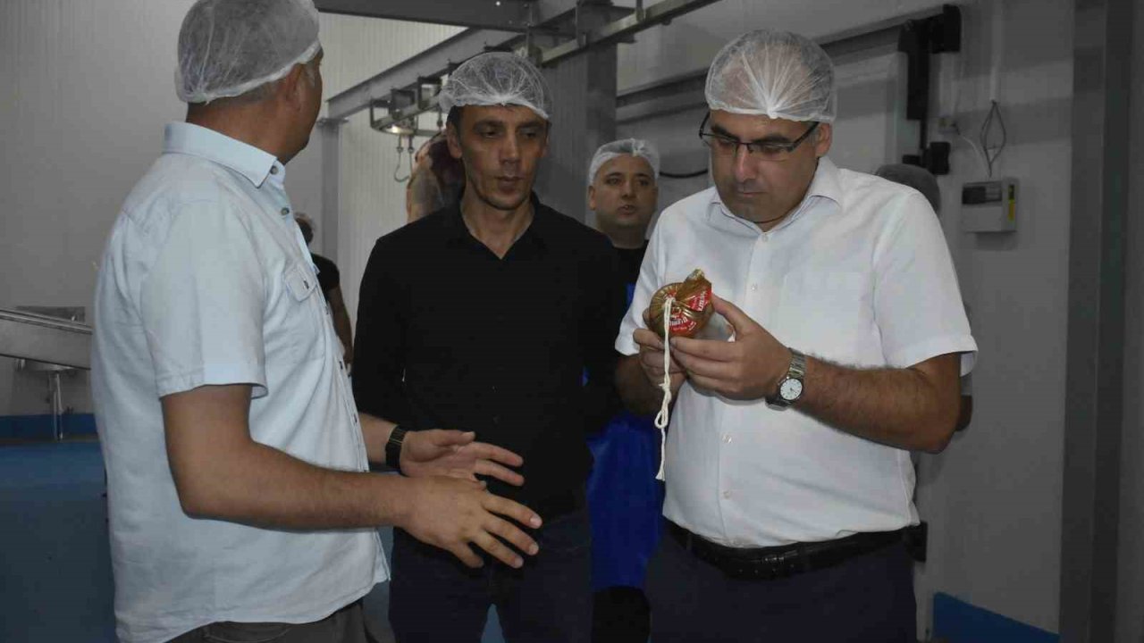 Turşu fabrikası ve et entegre tesisi denetlendi