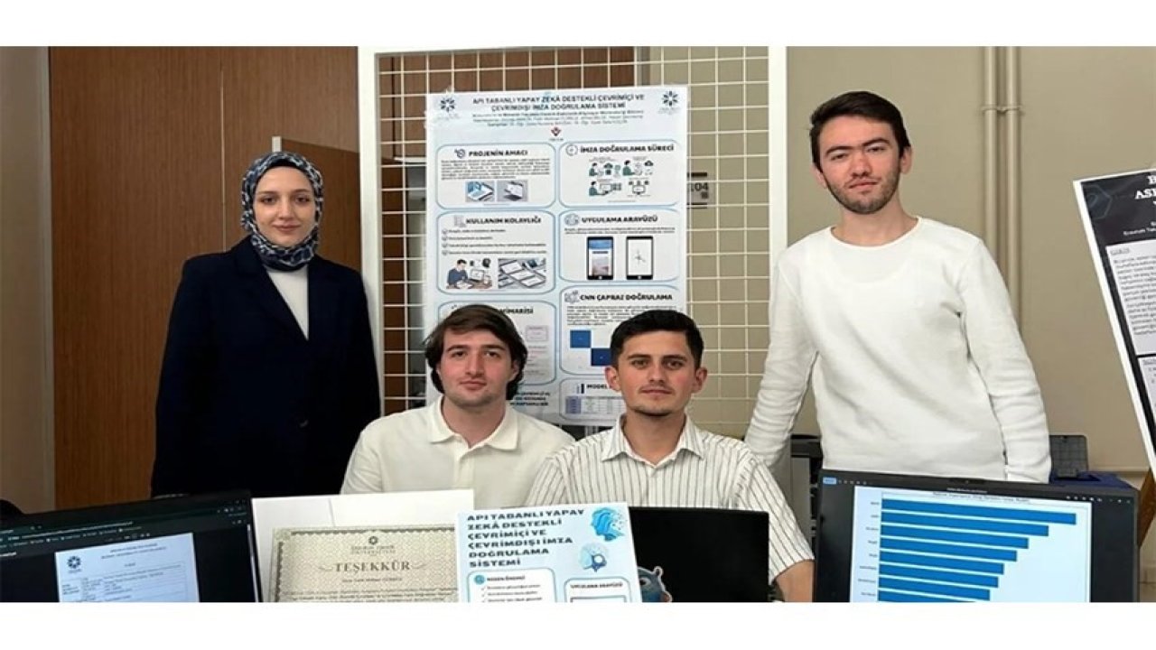 ETÜ öğrencilerinin yapay zeka projesine destek