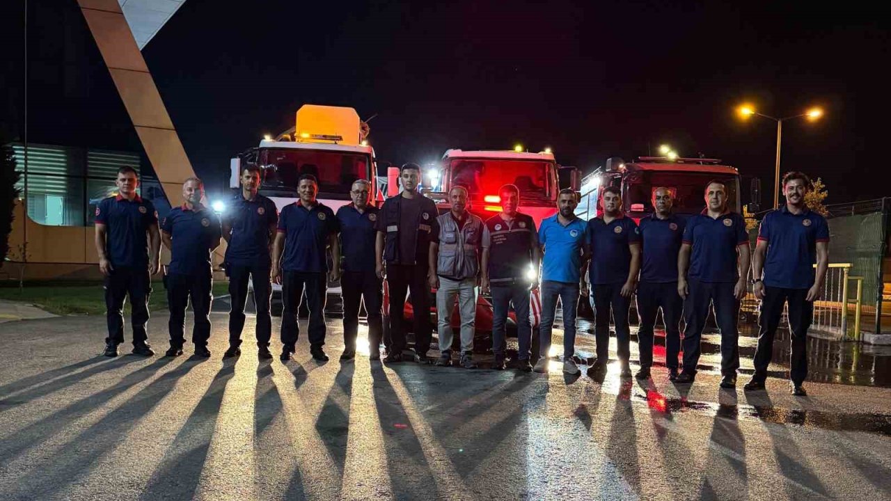 Çanakkale’deki orman yangınına Sakarya’dan destek