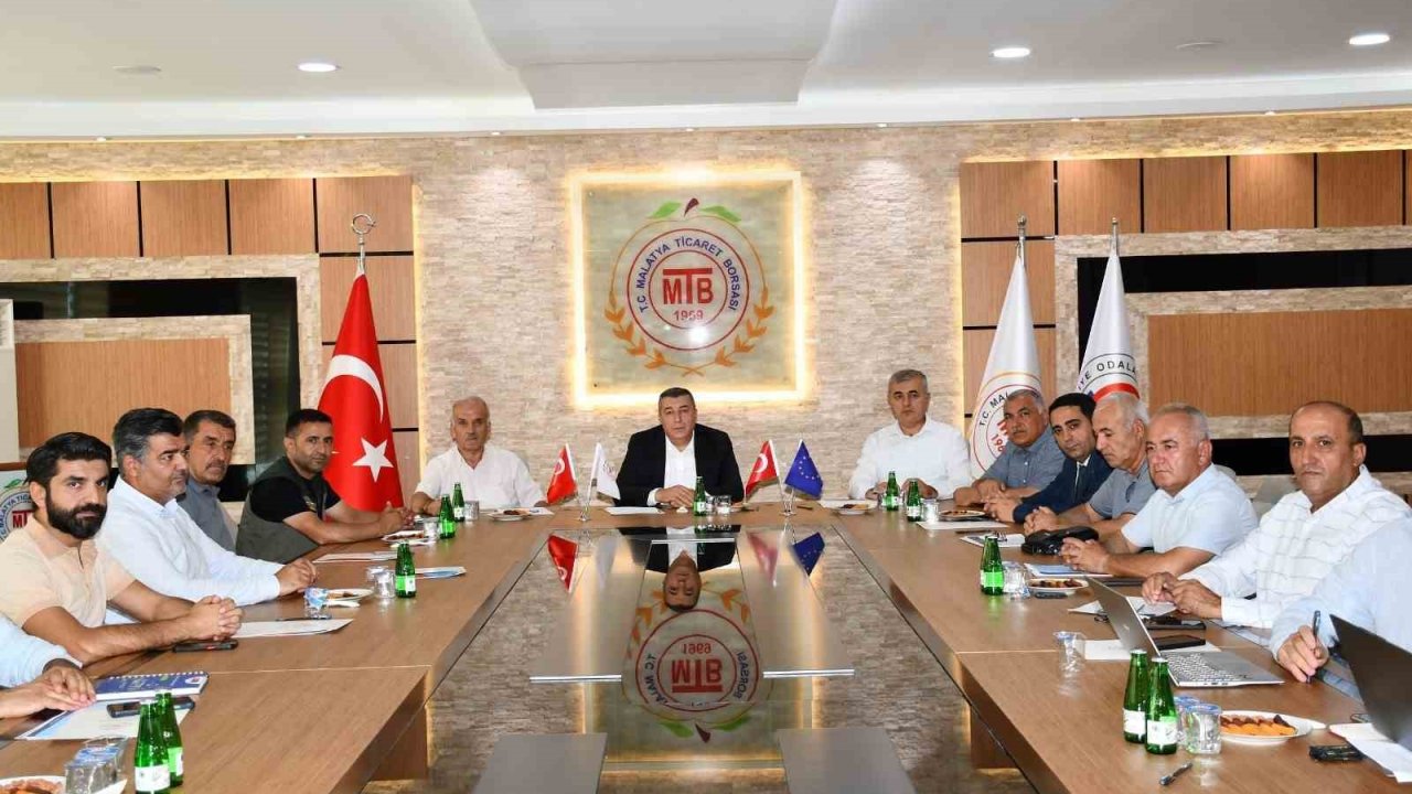 Malatya’da kuru kayısı lisanslı deposu ve borsası için istişare toplantısı