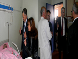 AK Parti Kars Milletvekili Adayları Hastanede