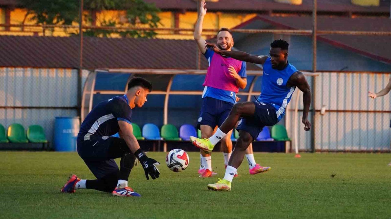 Çaykur Rizespor, Alanyaspor maçı hazırlıklarını sürdürdü