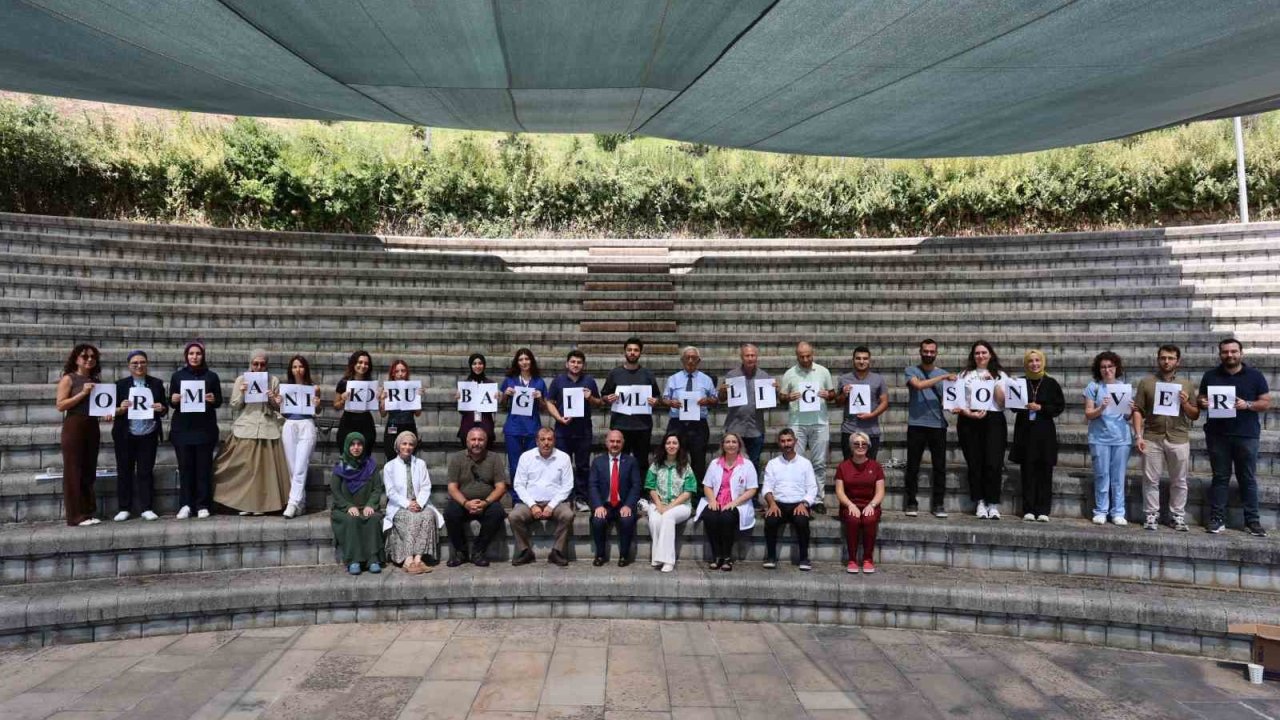 Düzce Üniversitesi’nden, ormanı koru, bağımlılığa son ver çağrısı