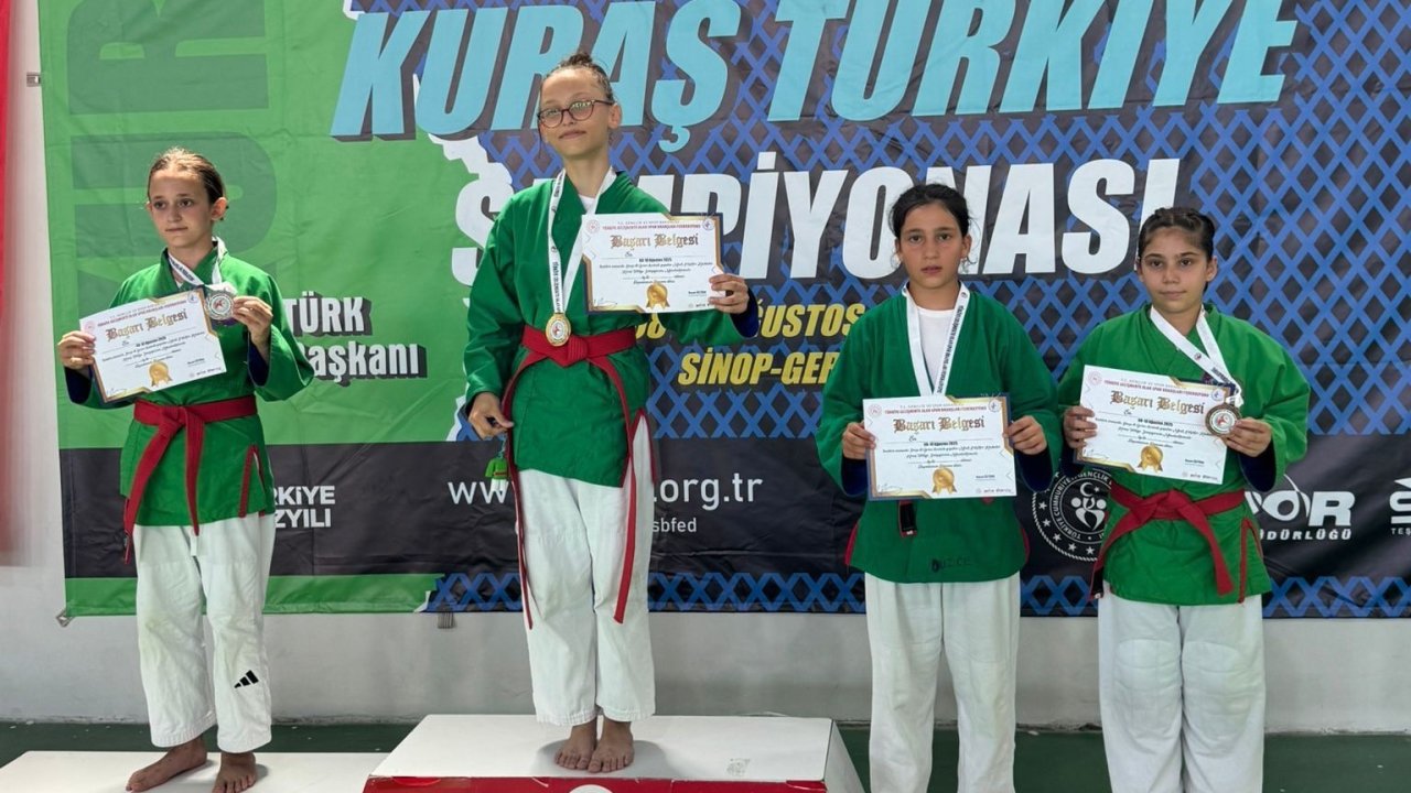 Minik sporcular 8 madalya kazandı