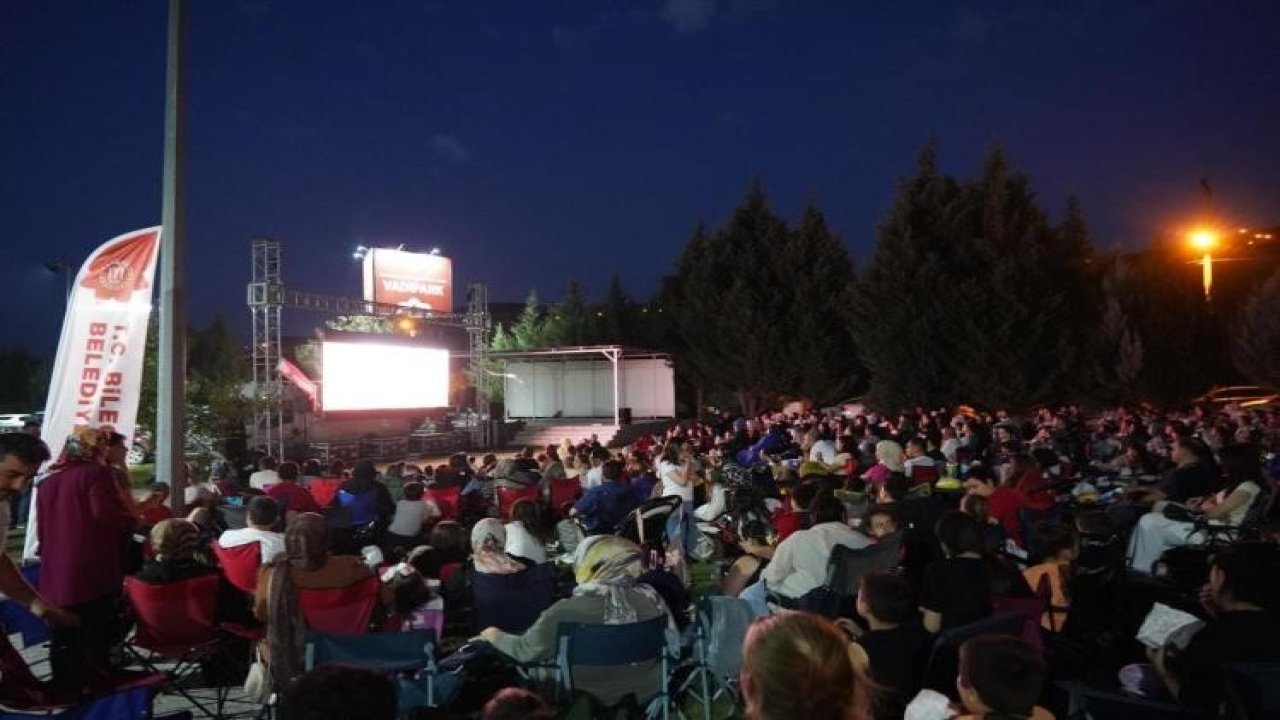Bilecik’te Vadipark sinema geceleri sona erdi