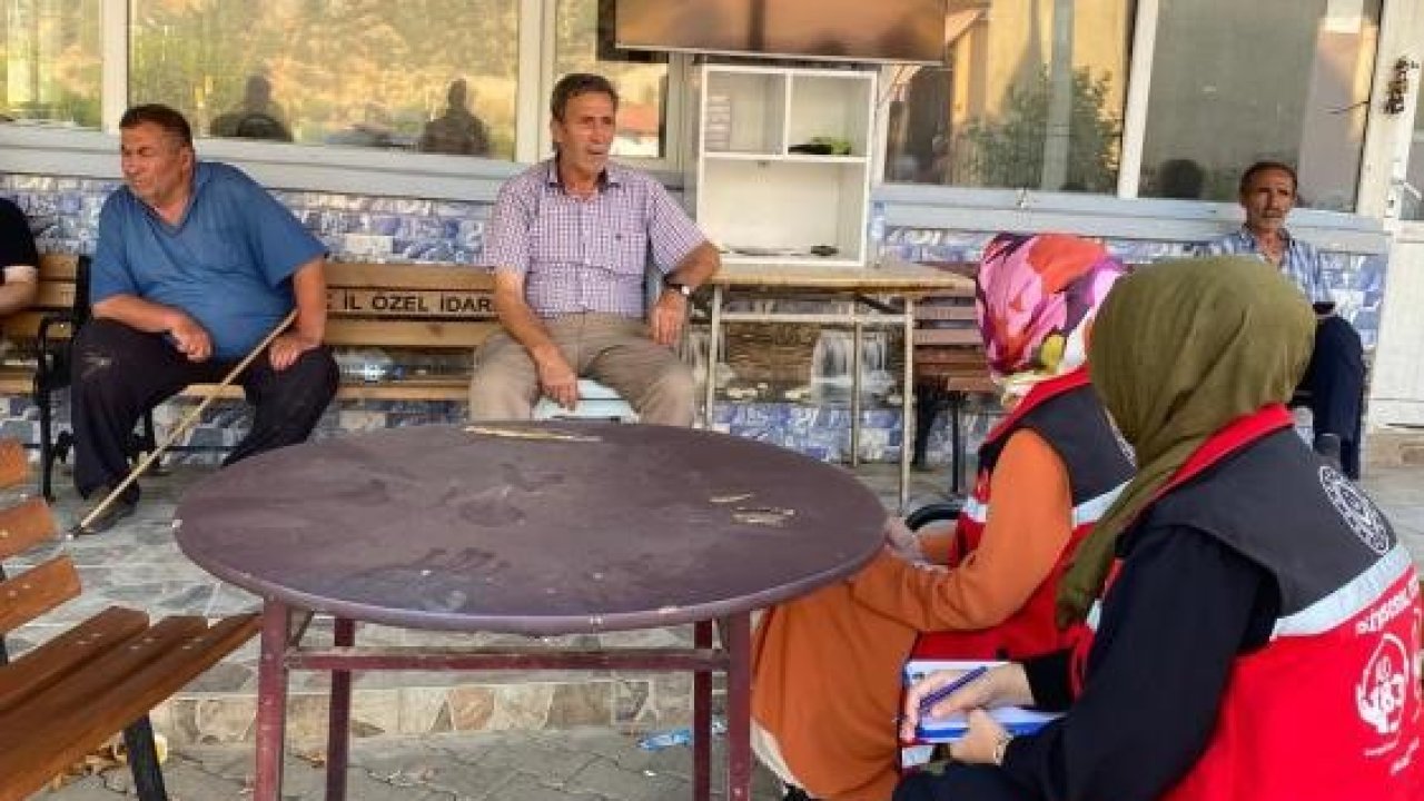 Geçitli Köyü’nde psikososyal destek ekibi sahada