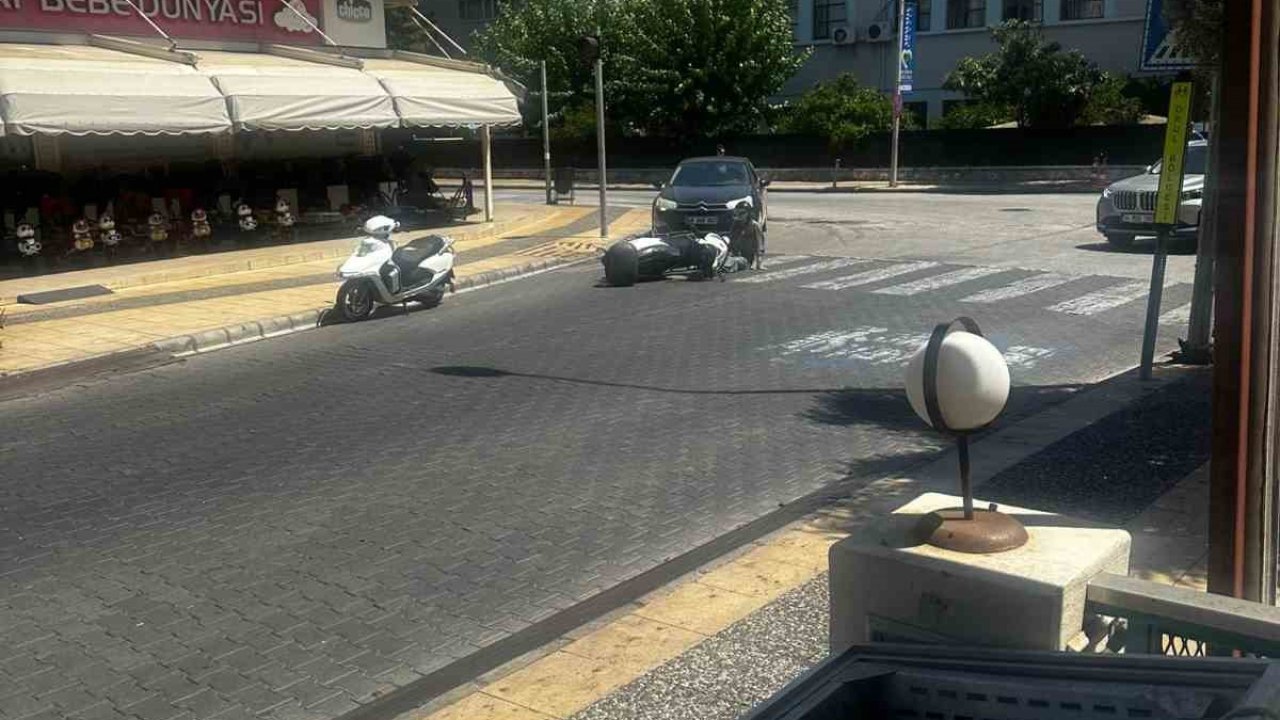 Marmaris’te motosiklet kazası