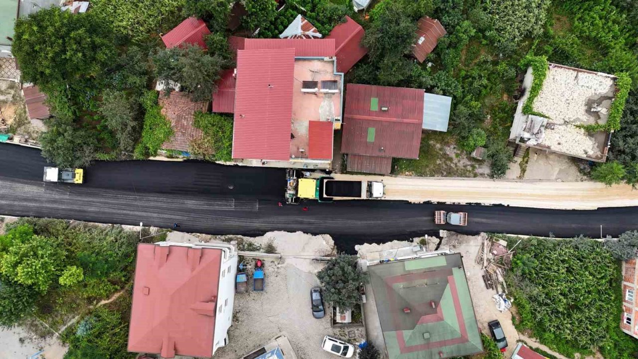 Ordu’da asfalt çalışmaları devam ediyor