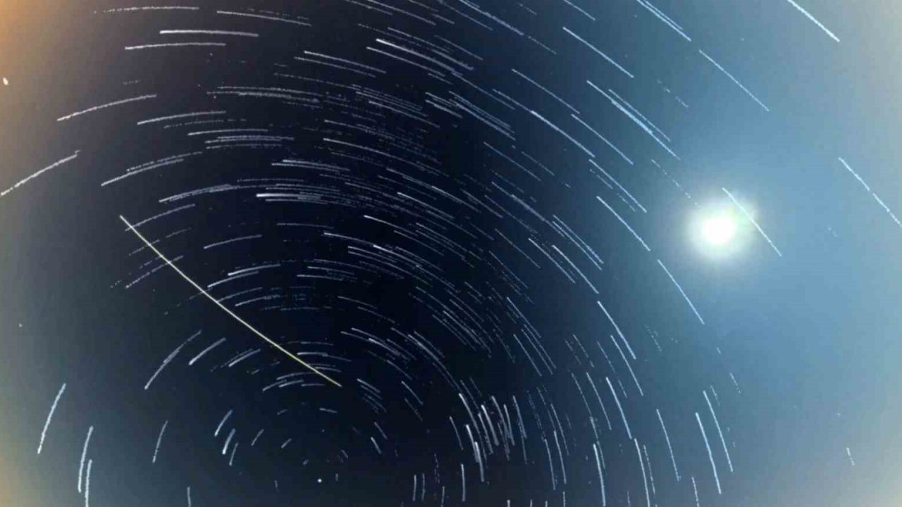 Tekirdağ semalarında muhteşem Perseid meteor yağmuru