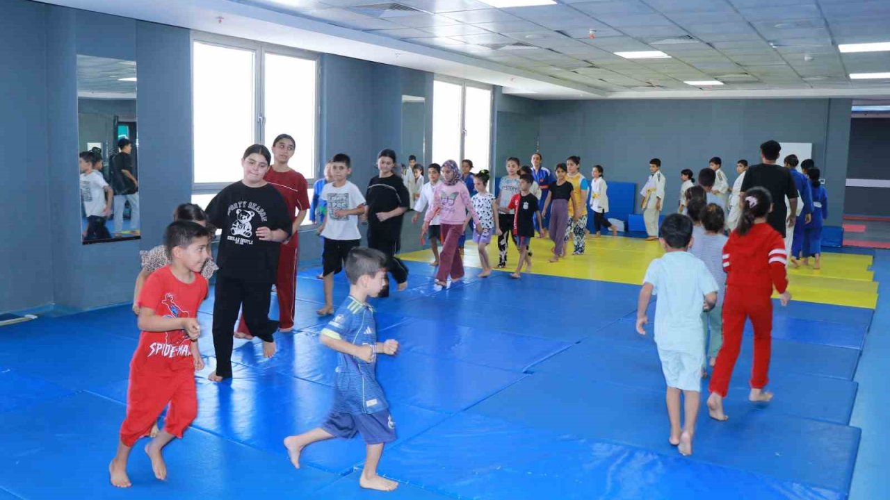 Minik judocular geleceğe hazırlanıyor