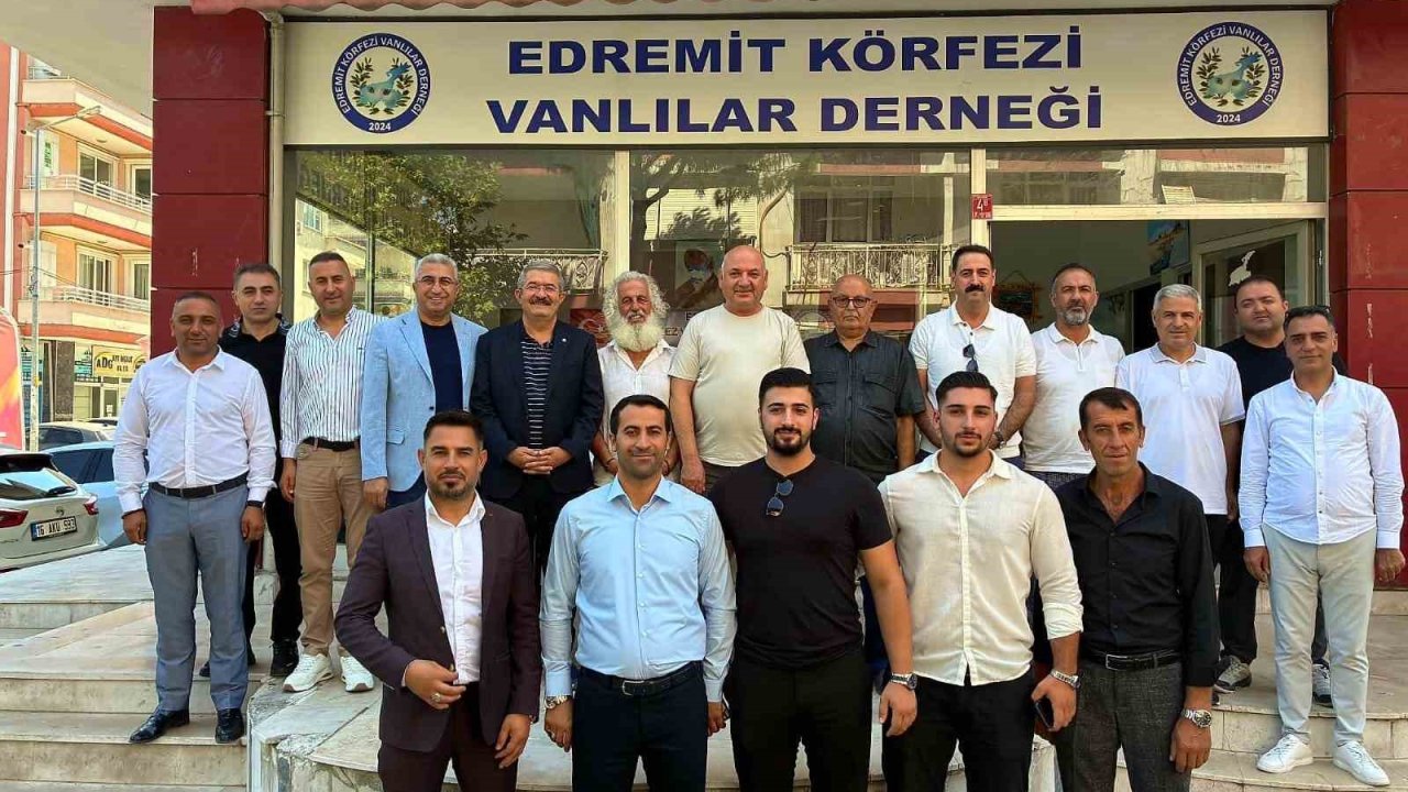 Van TSO heyetinden Edremit Körfezi Vanlılar Derneği’ne anlamlı ziyaret