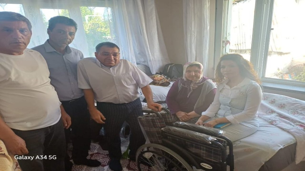 Alpu’da engelli vatandaşlara destek