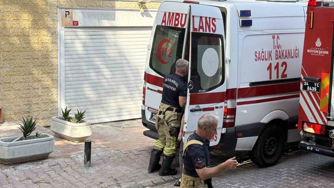 Beşiktaş’ta 5 katlı binada korkutan yangın