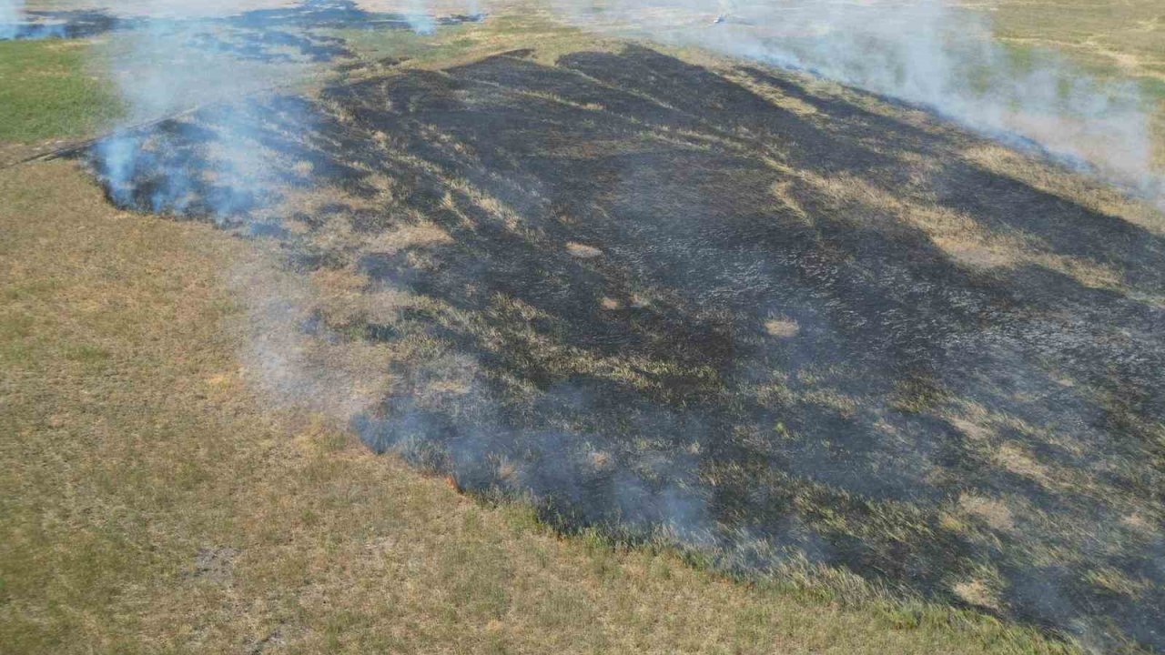 Eber Gölü’nden dumanlar yükseldi