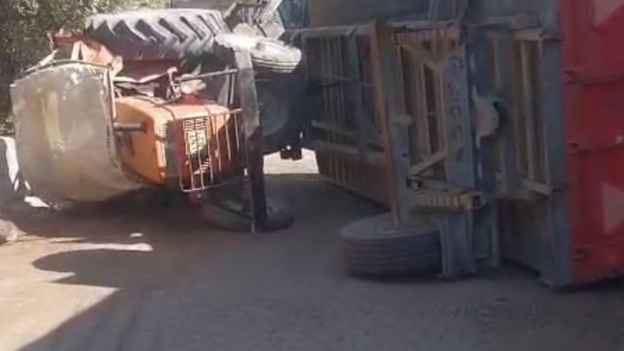 Kozan’daki traktör kazasında 1 kişi yaralandı