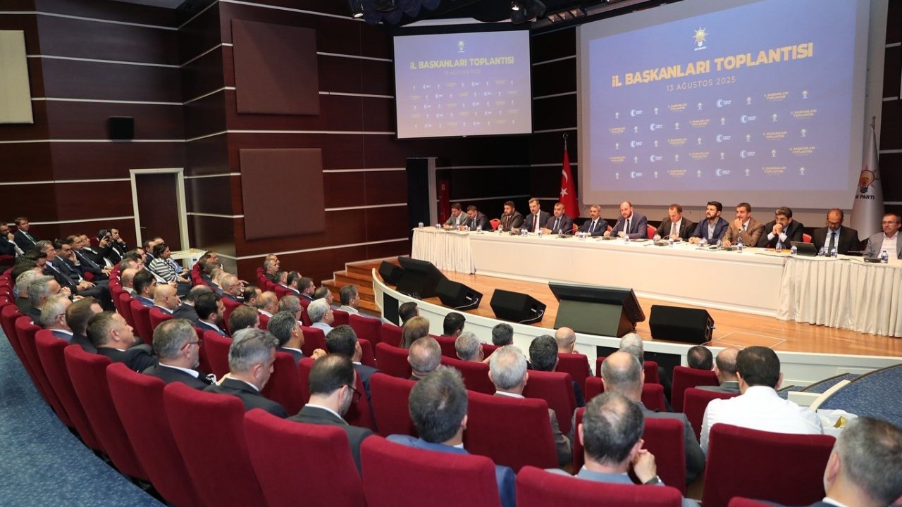 Yıldırım, Daraltılmış İl Başkanları Toplantısı’na katıldı