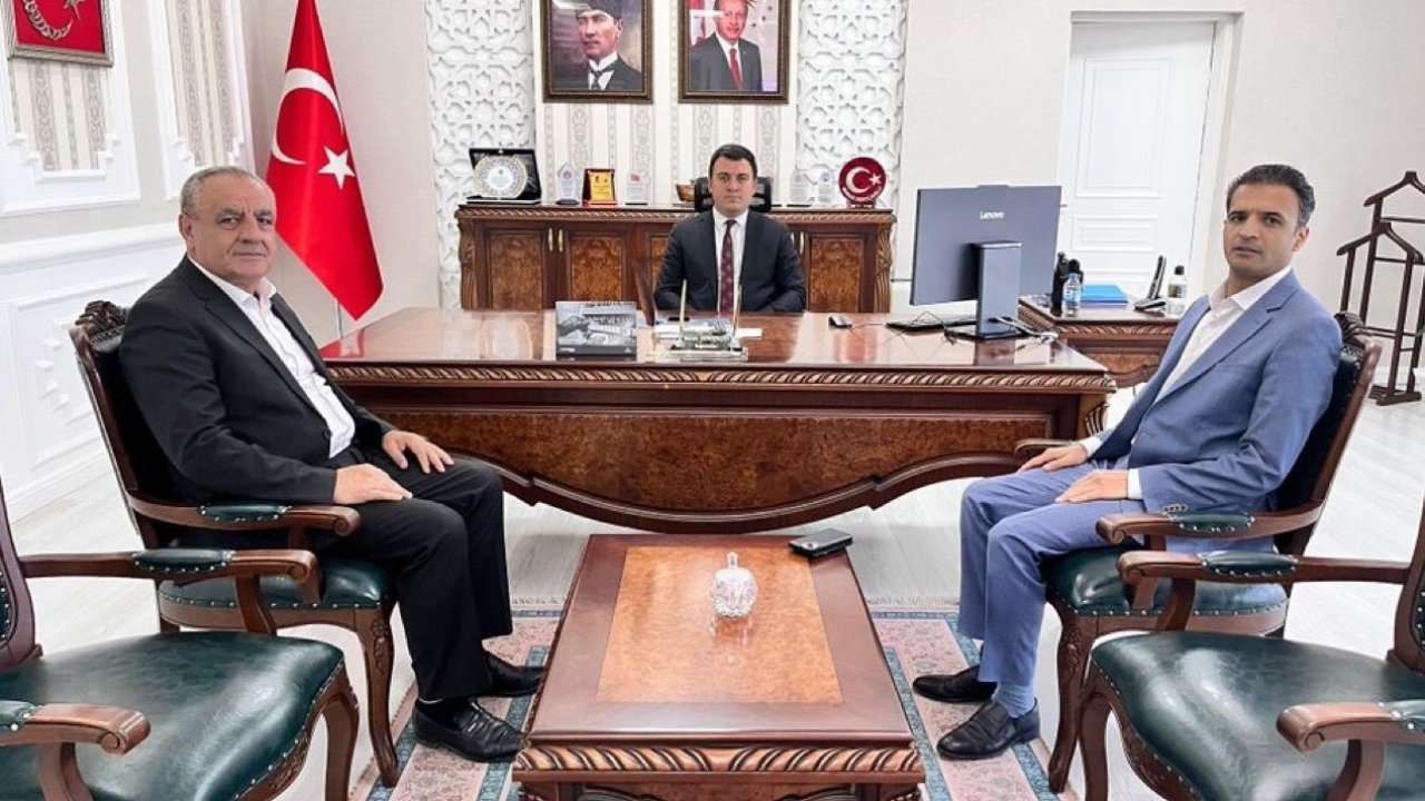 Ağrı TEİAŞ ve Ağrı Havaalanı müdürlerinden Kaymakam Dertlioğlu’na ziyaret