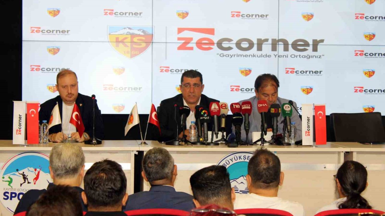 Kayserispor ile Zecorner arasında isim sponsorluğu anlaşması imzalandı