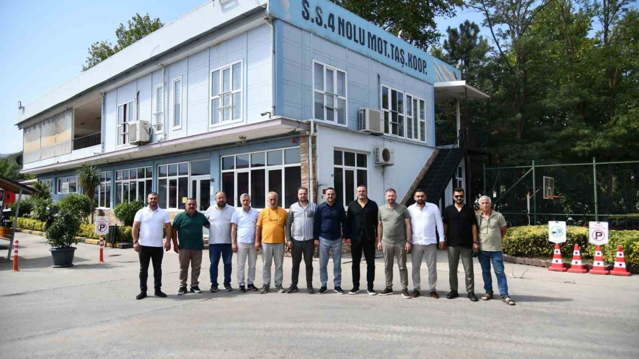 Başkan Özlü, şoförlerin sıkıntılarını yerinde dinledi