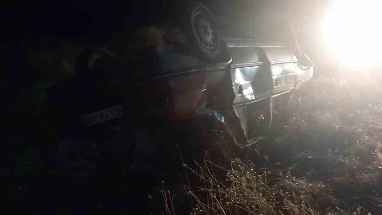 Tokat’ta otomobil takla attı: 1 yaralı