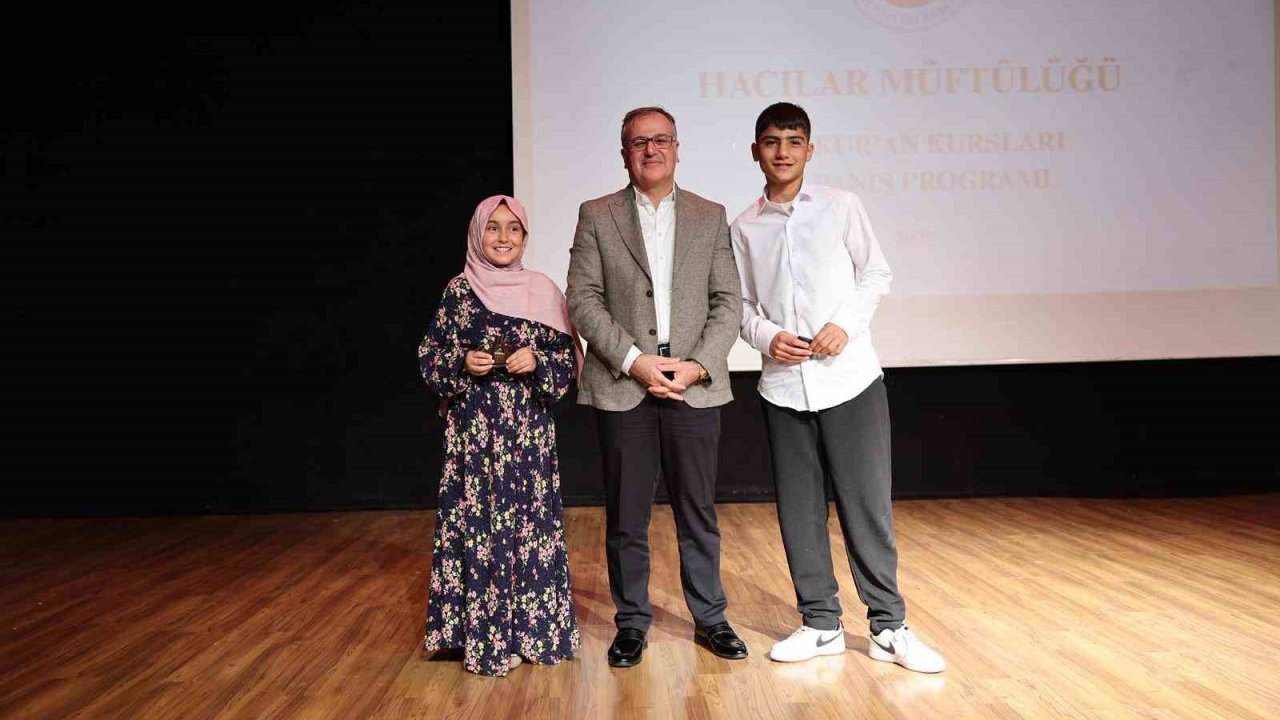 Başkan Özdoğan; Kuran Kursu öğrencilerinin heyecanına ortak oldu