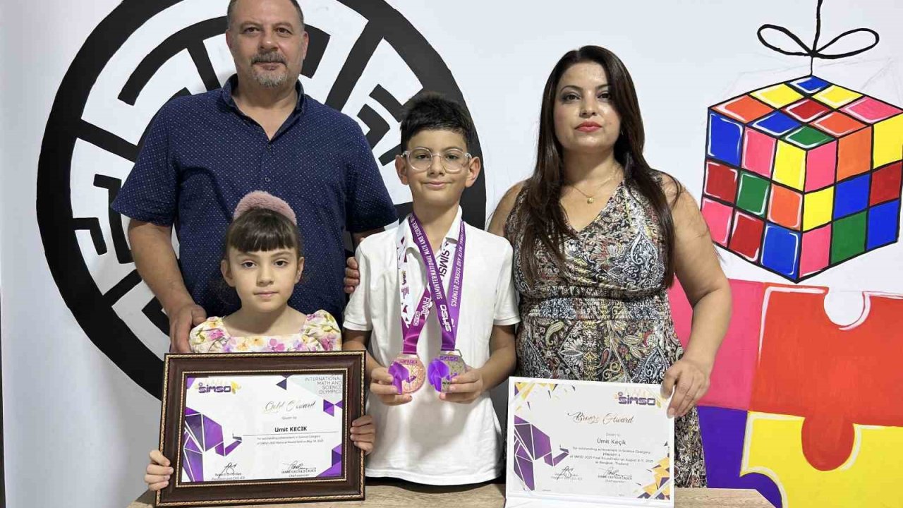 Teknolojik aletlerden uzak tutularak büyütülen Ümit, Tayland’da düzenlenen bilim olimpiyatlarda üçüncü oldu