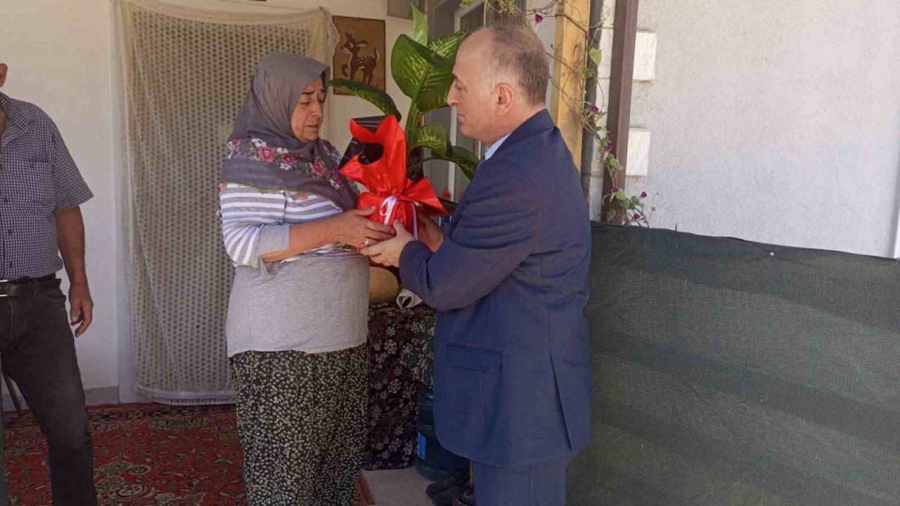 Orman şehidi Tolunay Kocaman’ın ailesine anlamlı ziyaret