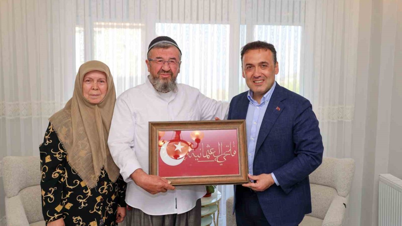 Vali Sözer, gazinin evinde minnet duygusunu ifade etti