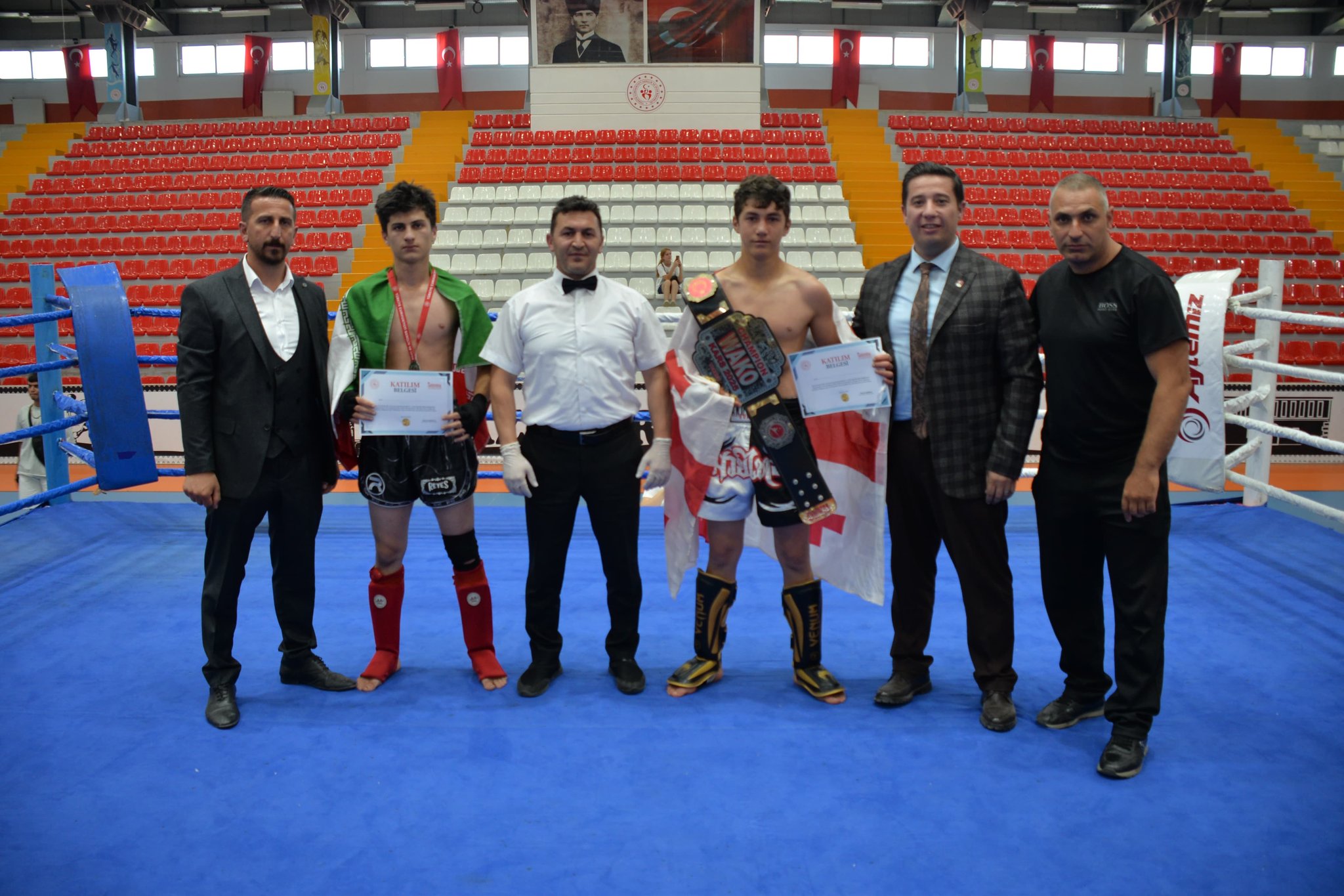 Kars’ta 2. Kick Boks Şampiyonası Tamamlandı