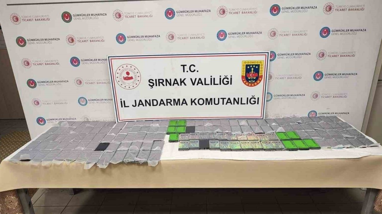 Şırnak’ta 8 milyon lira değerinde gümrük kaçağı ürünler ele geçirildi