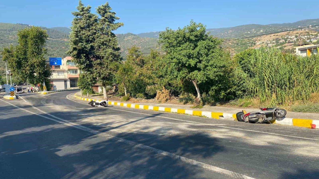 Bozdoğan’da 10 dakika arayla iki motosiklet kazası