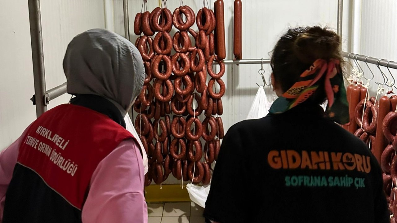 Kırklareli’nde et işletmeleri denetlendi