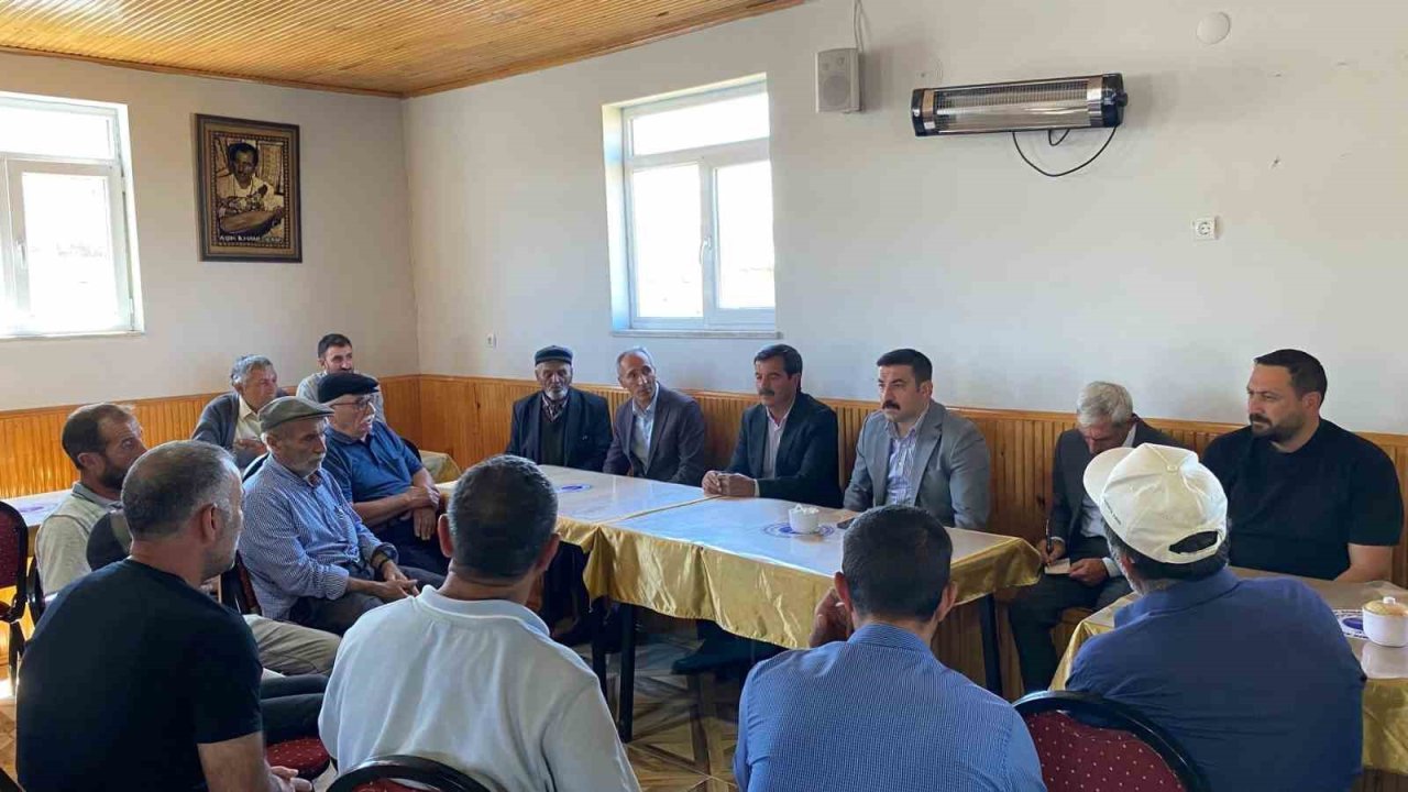 Arpaçay Kaymakamı Akköz,  köylerde incelemelerde bulundu