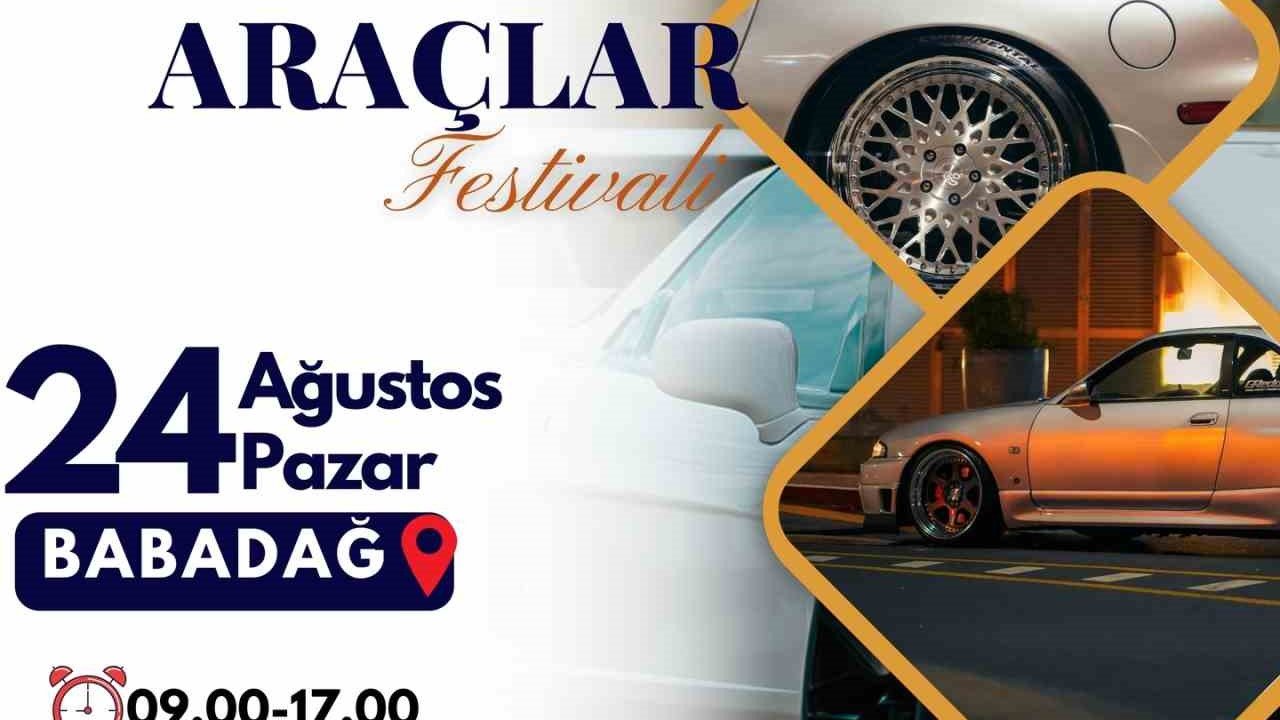 Modifiye araç meraklıları Babadağ’da buluşuyor