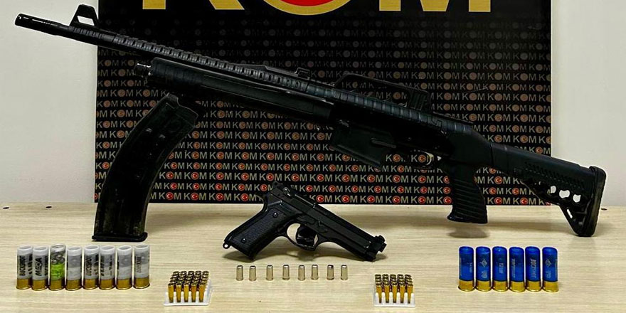 Arpaçay’da silah ve mühimmat ele geçirildi