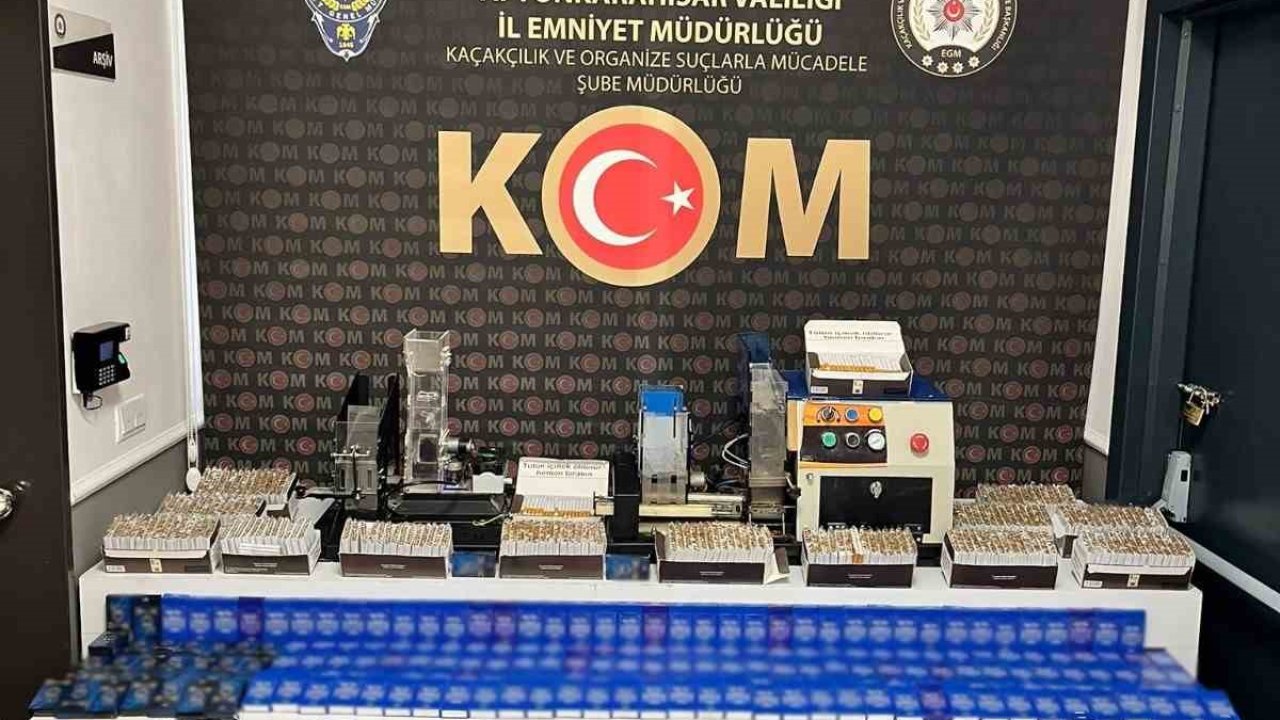 Tütün kaçakçılığı yapan 2 şüpheliye işlem uygulandı