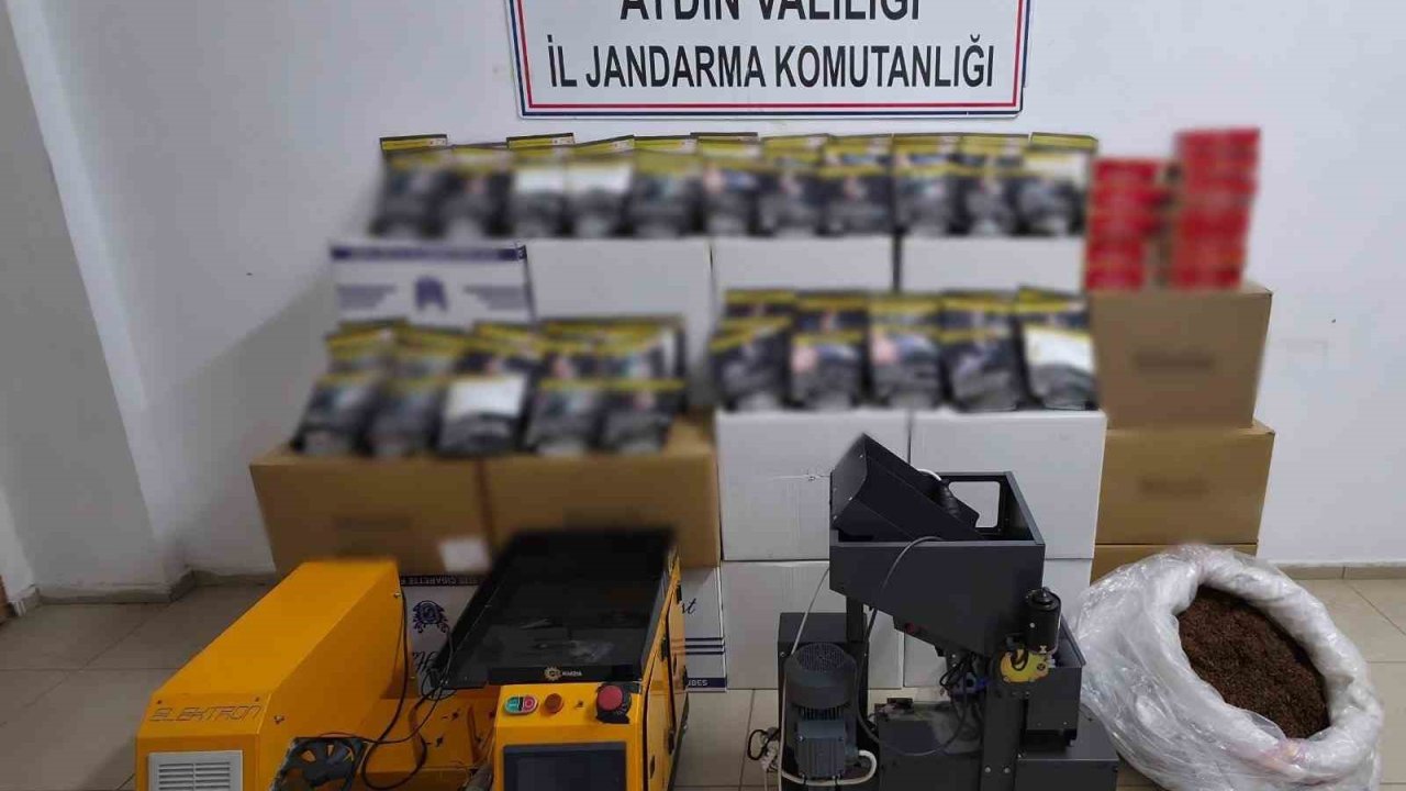 Aydın’da kaçak tütün operasyonu