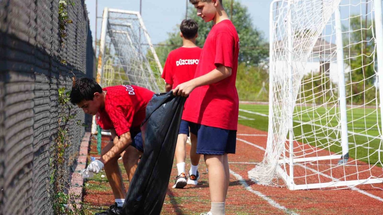 Spor camiasından ‘Temiz Şehir Düzce’ kampanyasına destek