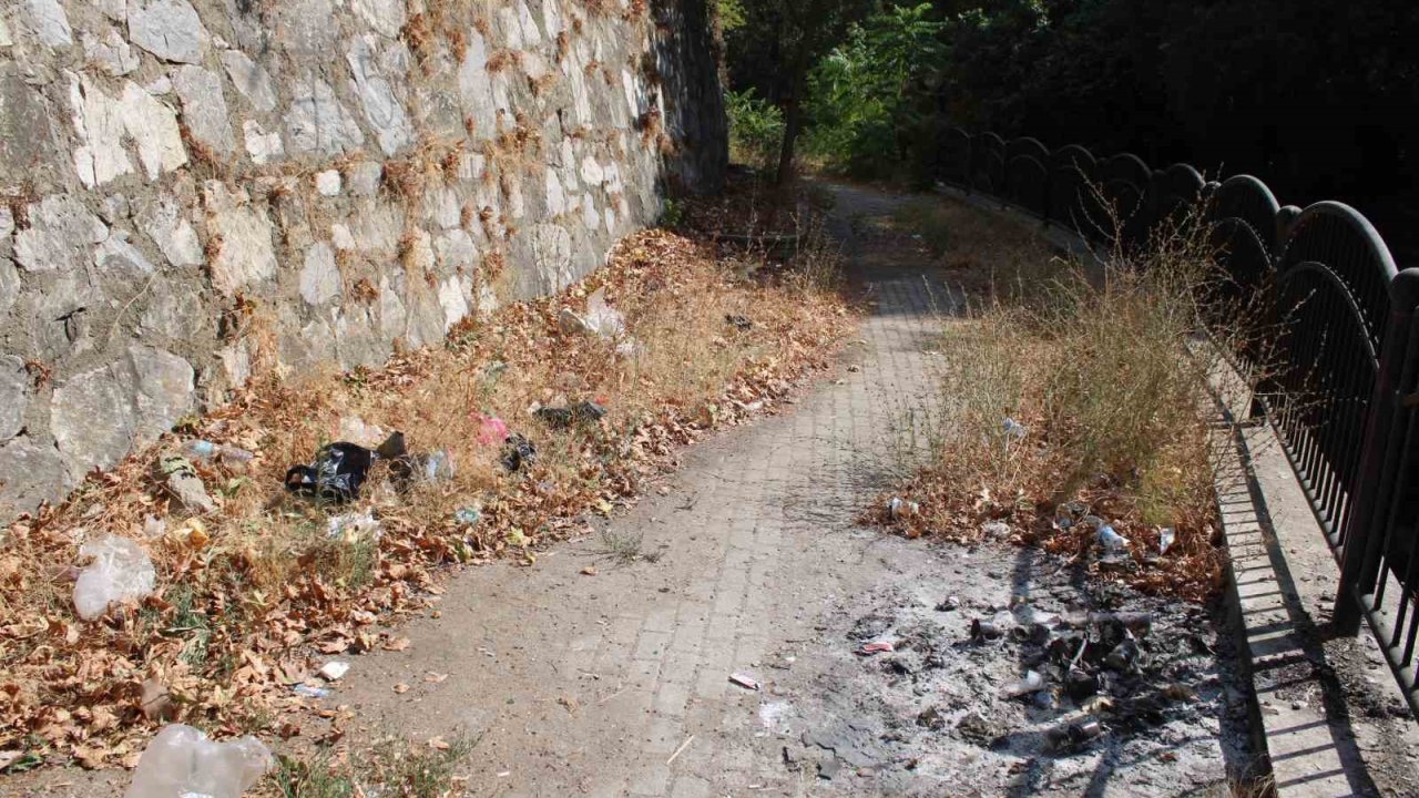 Efeler Belediyesi Pınarbaşı alt yolunu unuttu, yol çöplüğe döndü