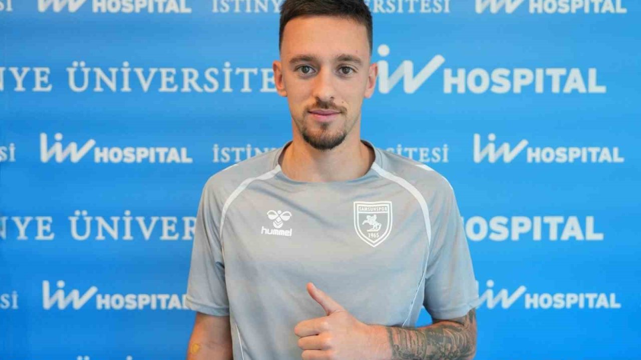 Samsunspor’un yeni transferi Sousa, sağlık kontrolünden geçti
