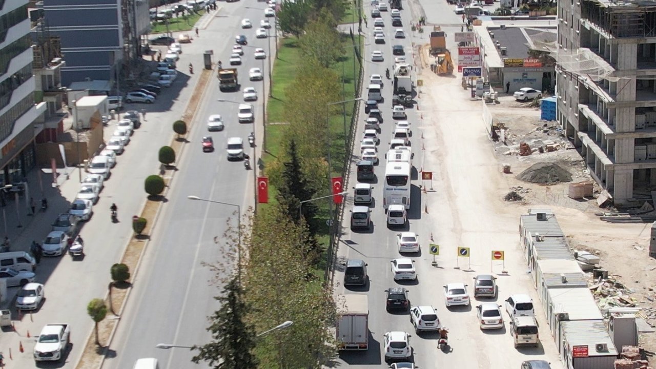 Adıyaman’da trafik çilesi