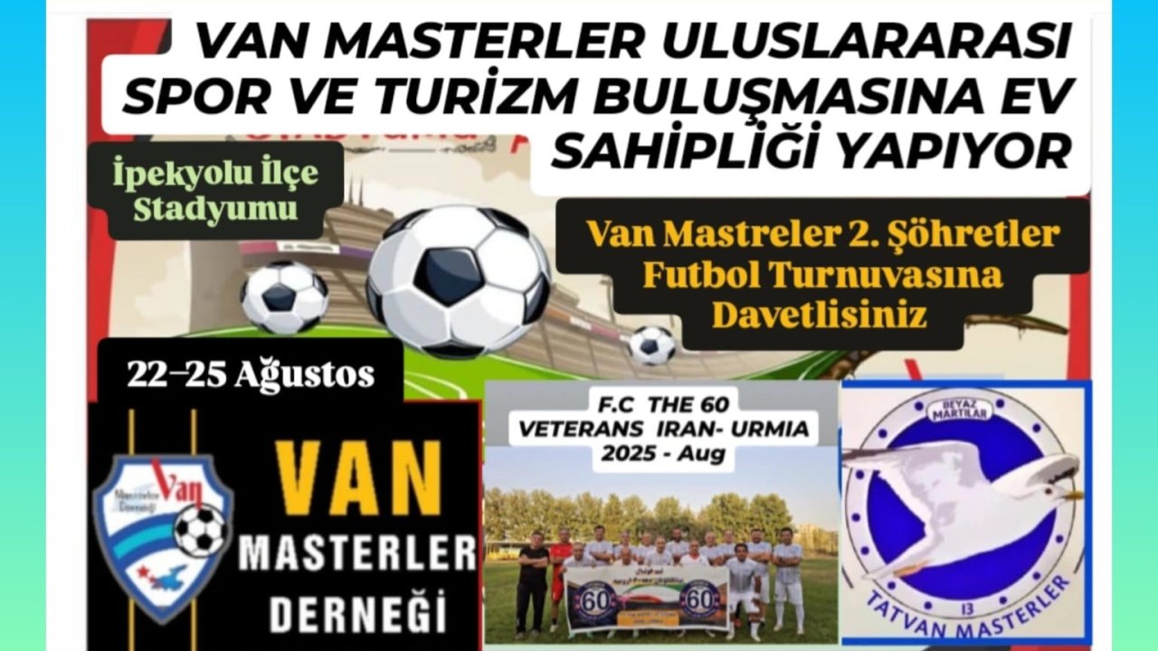 Van Masterler’den uluslararası futbol turnuvası