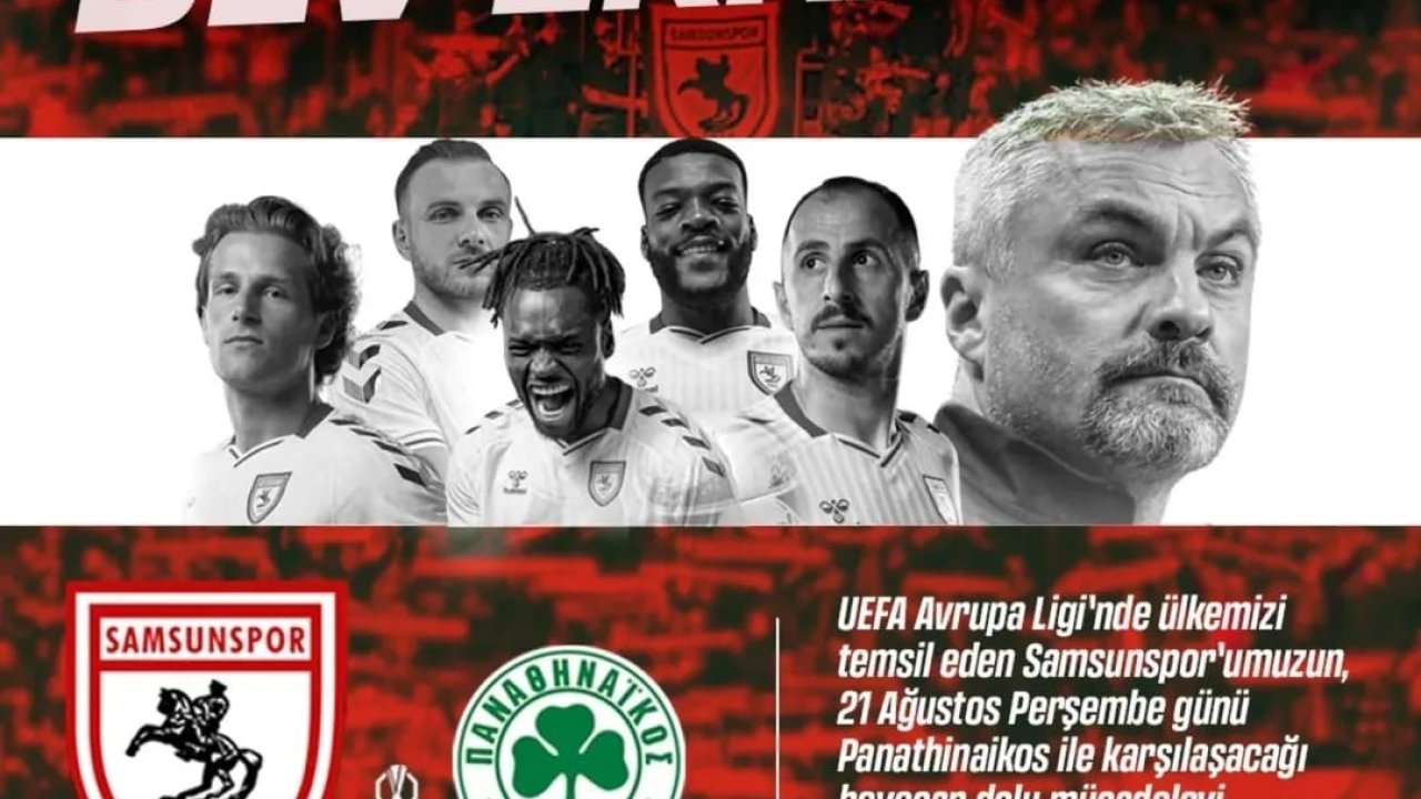 Atakum’da Samsunspor’un Avrupa ligi heyecanı