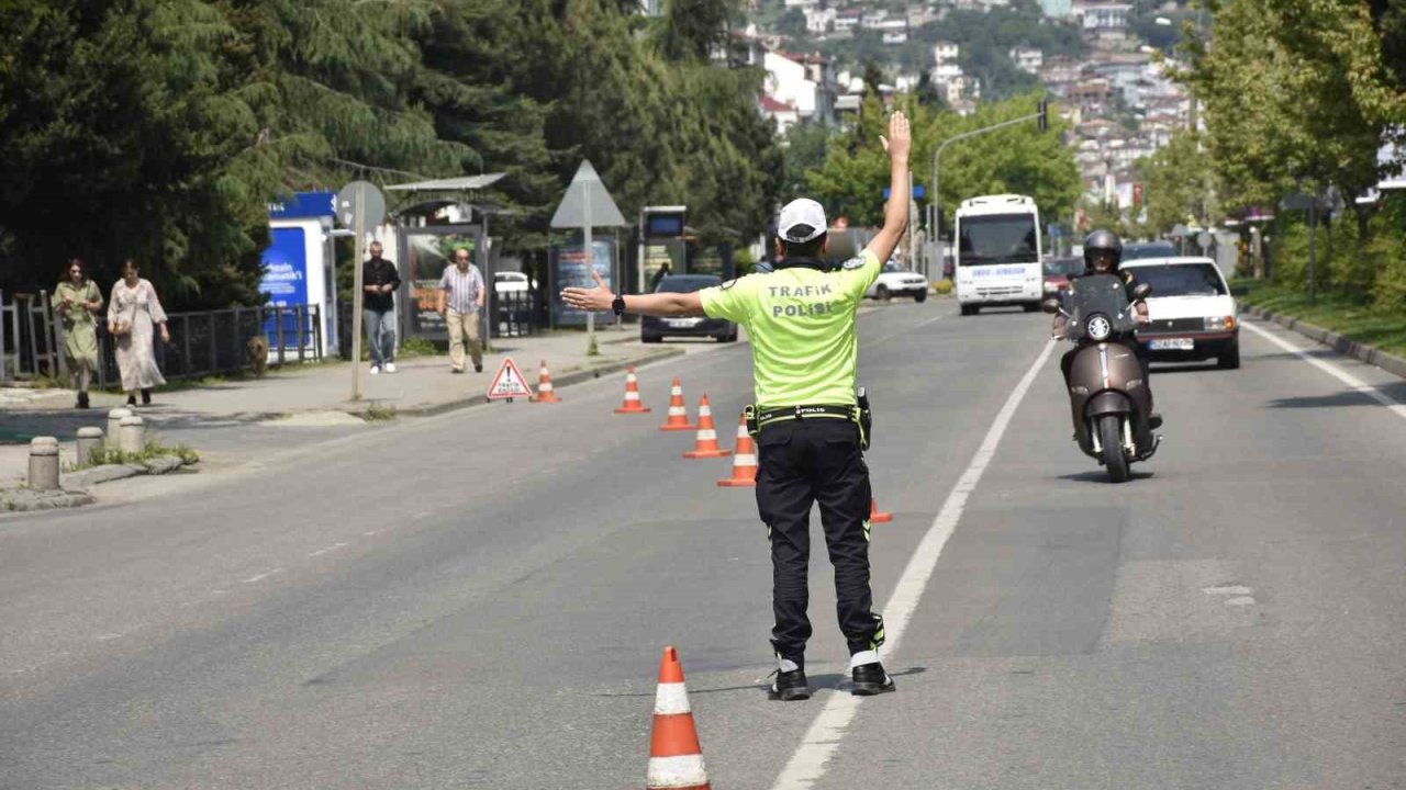 Ordu’da bir haftada 17 binden fazla araç ve sürücüsü denetlendi