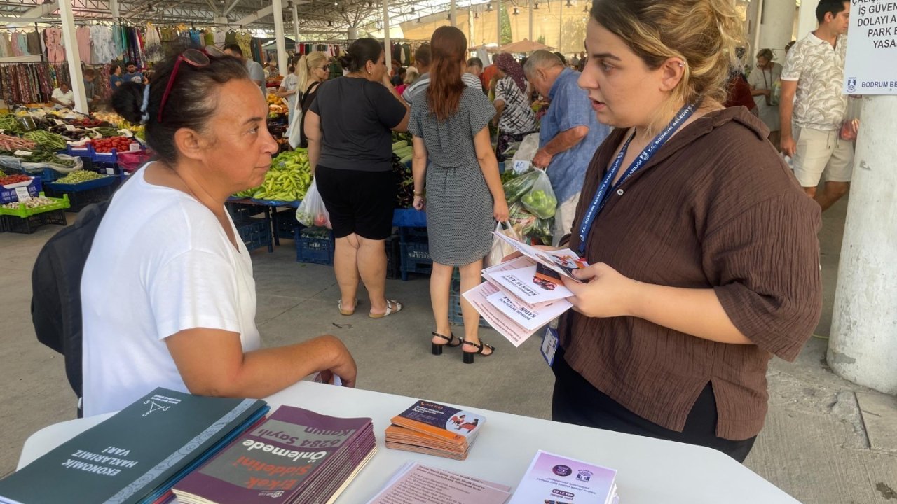 Bodrum’da kadın ve aile hizmetleri ekipleri sahada