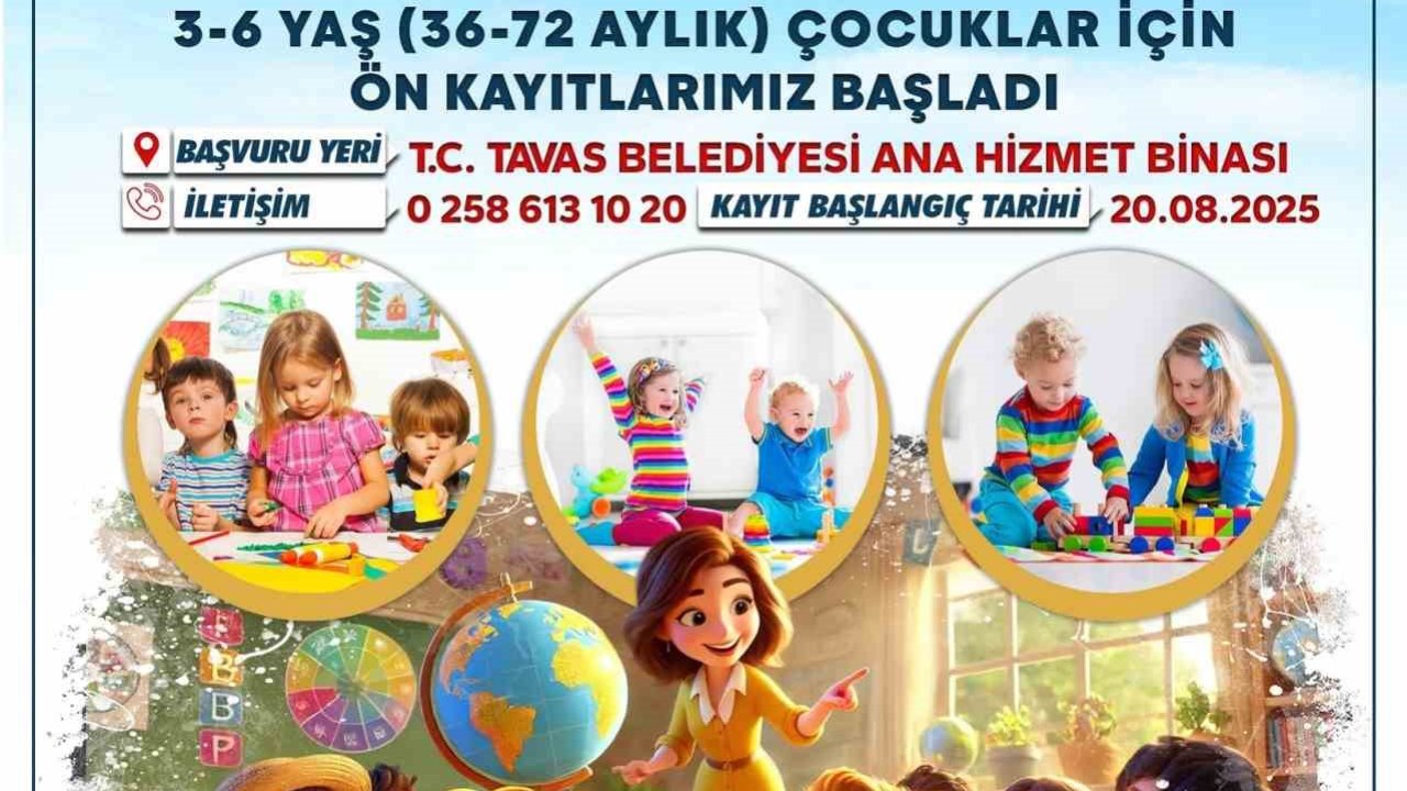 Tavas Belediyesi Çocuk Gelişim Merkezi açılıyor