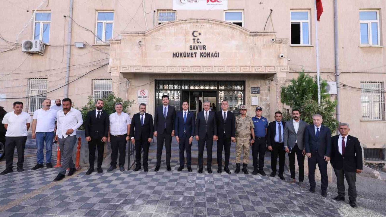 Mardin Valisi Tuncay Akkoyun’dan Savur çıkarması