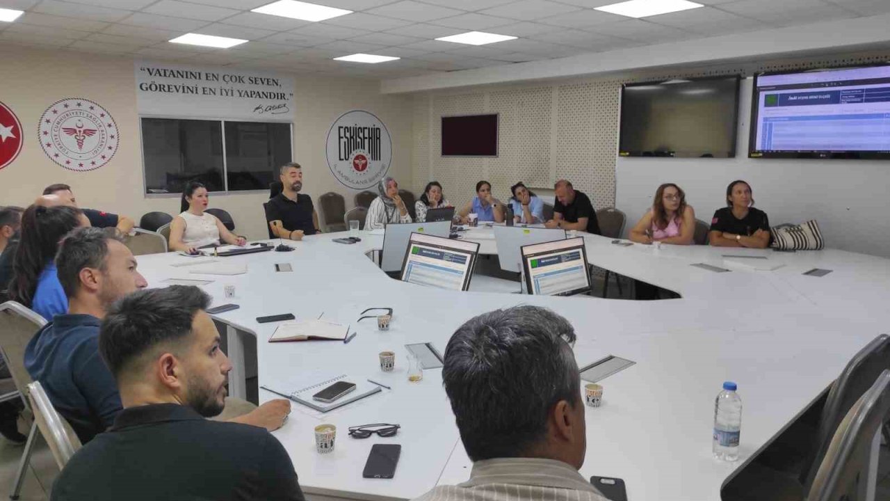 Eskişehir’de hasta ve sağlık çalışanının güvenliği için değerlendirme toplantısı yapıldı
